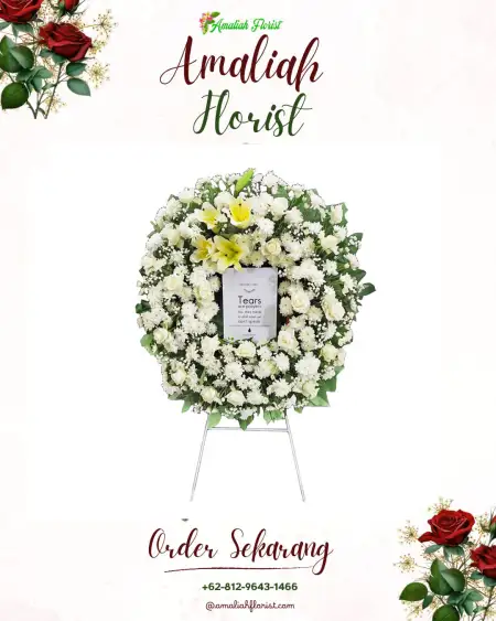 Krans Bunga Duka Ciganjeng